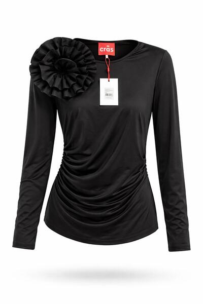CRAS COPENHAGEN Bluza Andacras cu floare supradimensionala