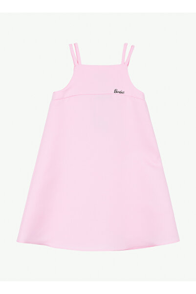 Barbie Pembe Kız Çocuk Abiye Elbise BRB6SG-ELB6522