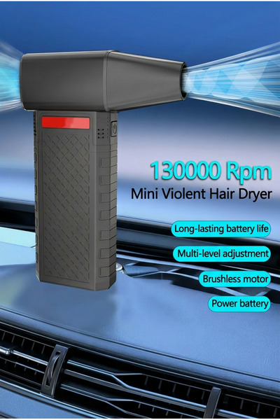 Generic Electric Air Duster Blower Mini Jet Fan Air Duster 130000RPM for Clea...