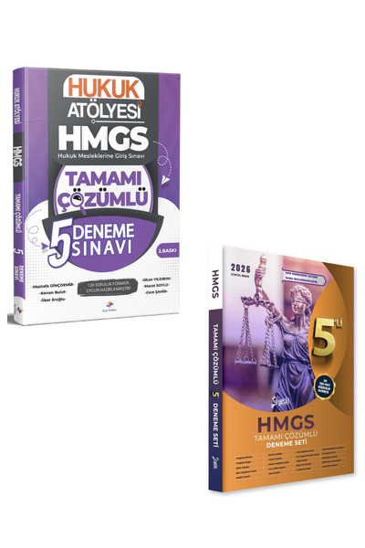 Dizgi Kitap 2026 HMGS Hukuk Mesleklerine Giriş Sınavı 5 Deneme & Hmgs 5'li De...