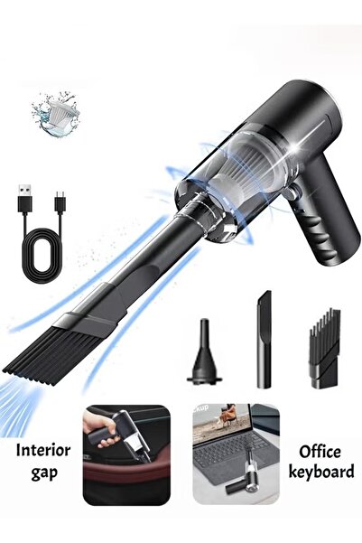 Generic 2-In-1 Vacuum Cleaner Cordless Car Vacuum Cleaner with Multi-Nozzles ...