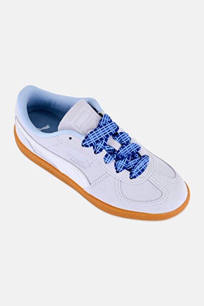 Puma Women Palermo Lace Up Outdoor Shoes, Light Grey