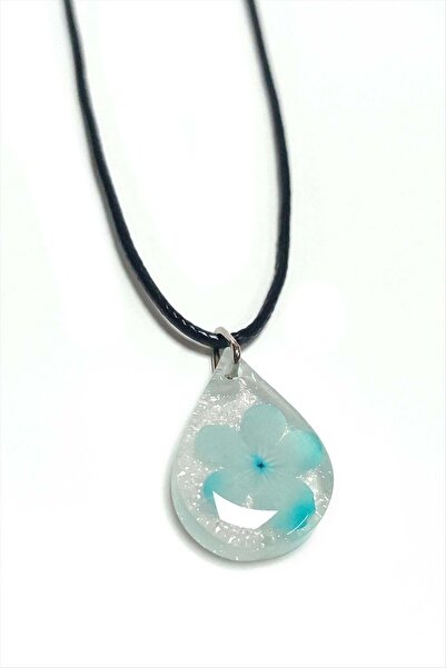 ZERO LAND Gld-Spt- Snowflake Drop Epoxy Necklace (72629) - Mi