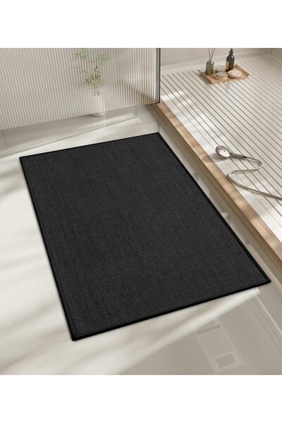 Arabest Bathroom Rugs Mat, Ultra Thin Non Slip Bath Mat Large Quick Dry Absor...