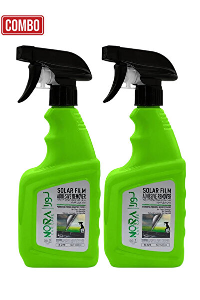 Nora Combo 2pcs Car Window Film Adhesive Remover Spray N-229 500ml Glass Stic...