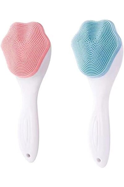 Arabest Silicone Face Scrubber Exfoliating Brush, 2 Pack Manual Handheld Faci...