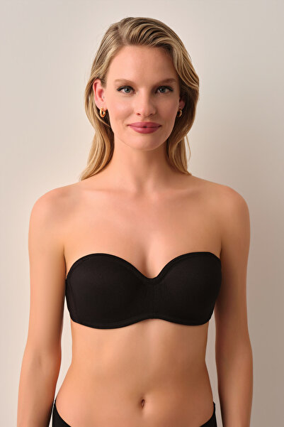 SUWEN Diana Gathering Strapless Underwire Bra