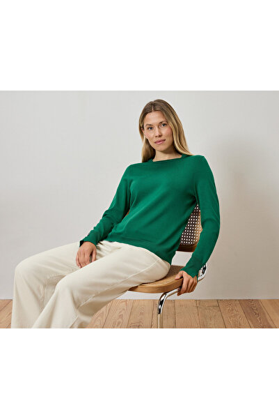 Tchibo Women's Thin Knit Sweater, Green