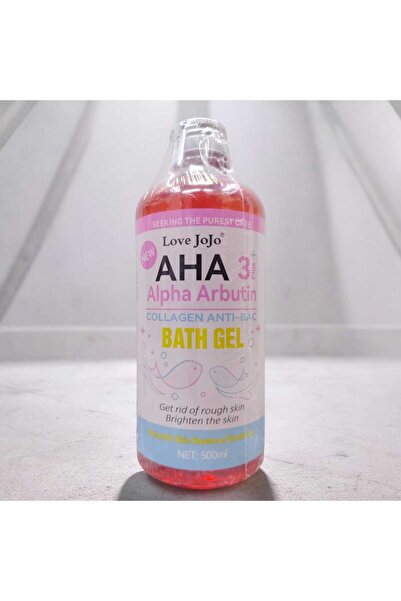 LOVE JOJO AHA 3+ Alpha Collagen Bath Gel 500ml – Deep Cleansing Shower Gel, H...