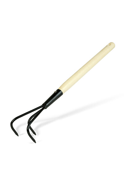 Garden of Eden Garden Cultivator with Wooden Handle, 50 cm