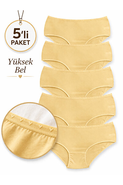 MİSSEMMA Plus Size High Waist Panties