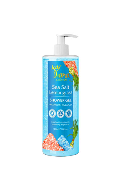 Lady Diana Sea Salt & Lemongrass Shower Gel - 1000ml