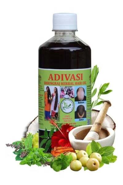 Adivasi زيت الشعر العشبي برينجراج
