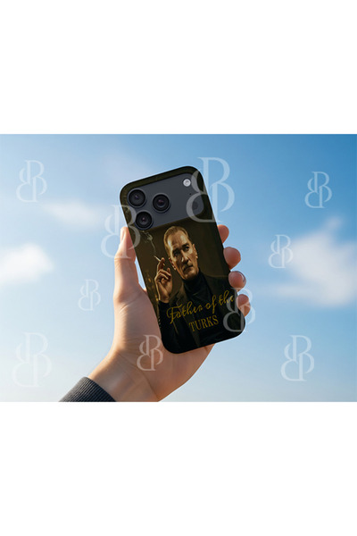 Bektas HomeOffice غطاء هاتف مخملي فاخر متوافق مع آيفون 17 برو بتصميم أتاتورك ...