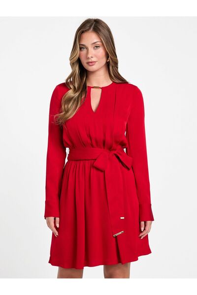 Guess Marciano fit-and-flare mini dress