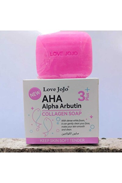 LOVE JOJO AHA 3+ Alpha Arbutin Collagen Soap 110g – Deep Cleansing Soap with ...