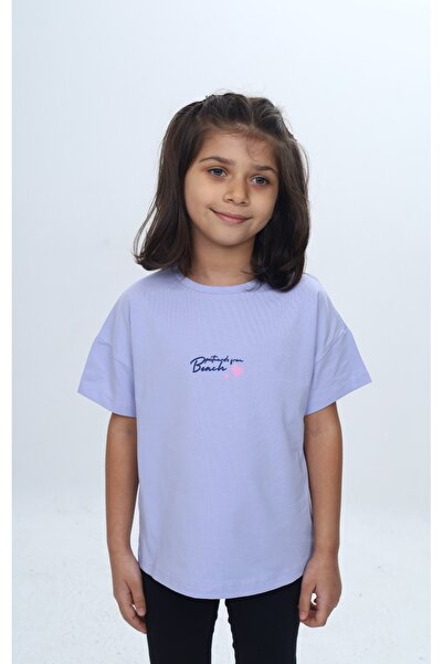 Toontoy Tricou cu mânecă scurtă și decolteu rotund, imprimat, pentru fete 24977