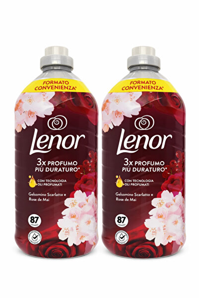 lenor Gelsomino Scarlatto & Rose de Mai Konsantre Çamaşır Yumuşatıcı 1,827 L ...