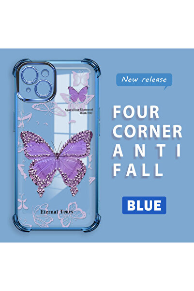 Hontinga iPhone 14 Plus Compatible Camera Protected Transparent Soft Silicone...