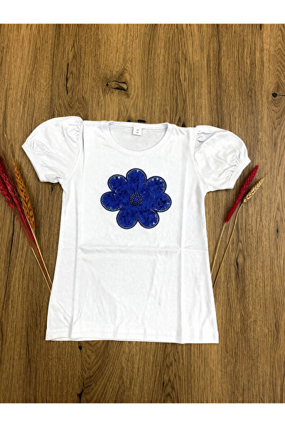 ÇLM STORE Κοριτσίστικο χτενισμένο βαμβάκι με σχέδιο μαργαρίτας