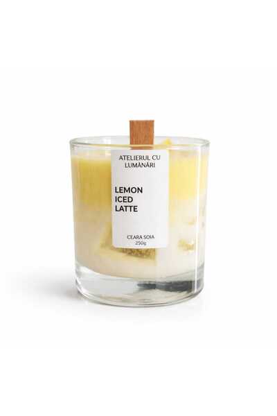 Atelierul cu lumanari Lemon Iced Latte Scented Candle
