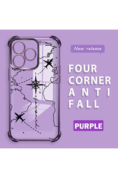 Hontinga Realme Note 50 Compatible Camera Protected Transparent Soft Silicone...