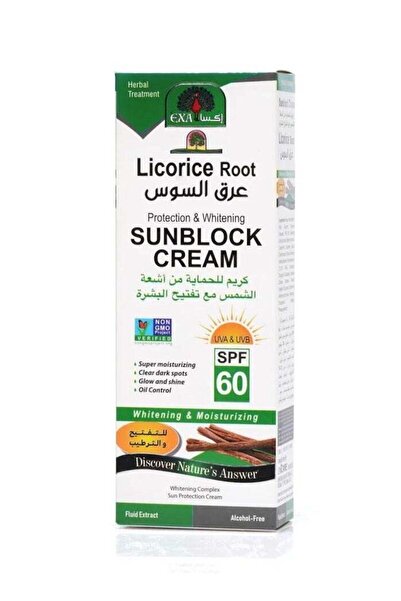 EXA Licorice Sunscreen Cream 100ml