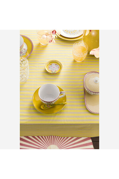 Pip Studio Lily & Lotus Yellow Porcelain Tea Plate 9 cm