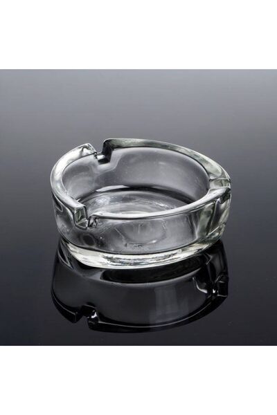 OEM Triangular Glass Ashtray 8 x 8.5 cm