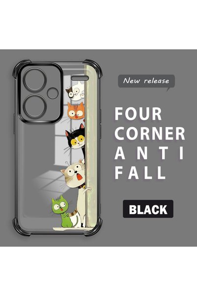 Hontinga Redmi Note 13 Pro Plus 5g Compatible Camera Protected Transparent So...