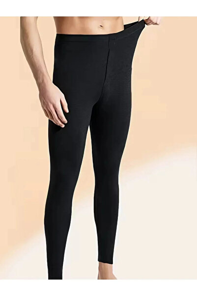 özssa Unisex Brushed Inside Thermal Underwear Tights Black