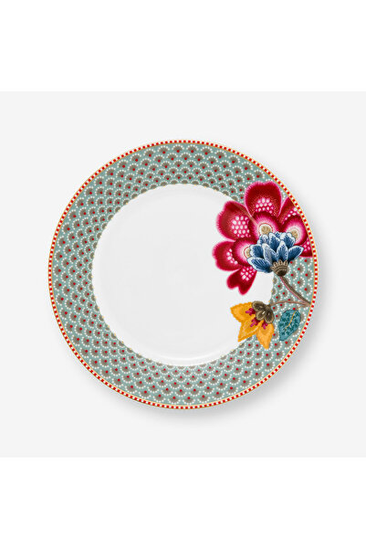 Pip Studio Fantasy Blooming Tales Blue Porcelain Breakfast Plate 21 cm