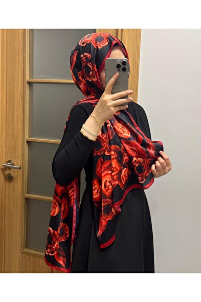 zesu co İthal Vual İpek Şal İç Göstermeyen Kaymayan Tesettür Şal