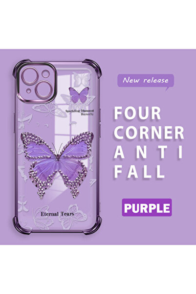 Hontinga iPhone 14 Plus Compatible Camera Protected Transparent Soft Silicone...