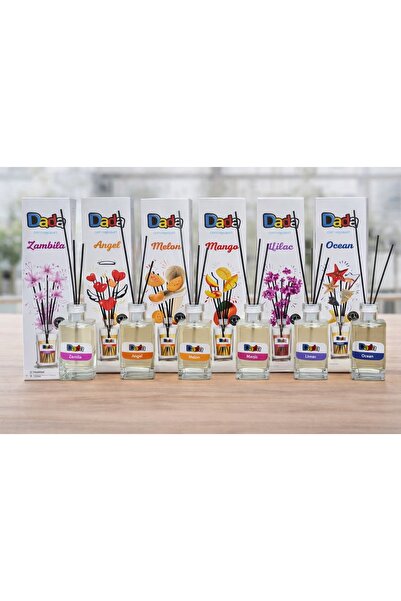 Dada Set of 6x Diffusers 85ml – Hyacinth, Angel, Melon, Mango, Lilac, Ocean