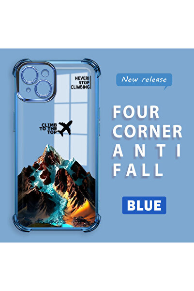 Hontinga iPhone 14 Plus Compatible Camera Protected Transparent Soft Silicone...