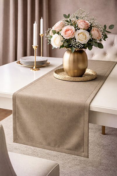 QUBA DECO مفرش طاولة ديكوري، تصميم بسيط، مفرش طاولة عصري لطاولة الطعام والكون...