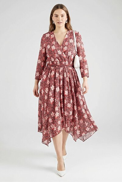 Maje Women Floral Print Maxi Dress, Multicolor