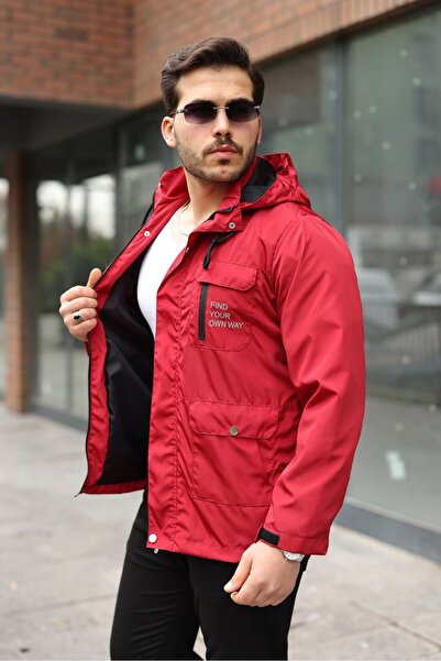 BERMUDA Men's Water and Wind Resistant Hooded Raincoat Windbreaker