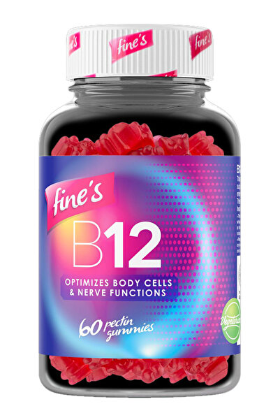 BESHOR علكات فيتامين B12 من فاينز – دعم عالي لفيتامين B12