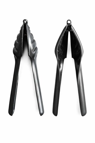 EveFix New Design Luxury Cast Iron Walnut Cracker Metallic Black Ergonomic De...