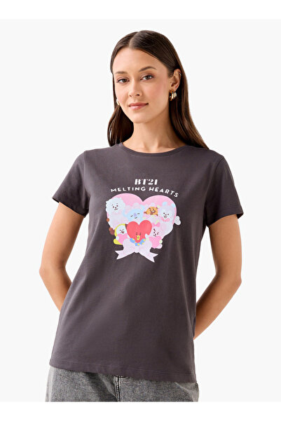 SP Characters T-shirt with BT21 Print