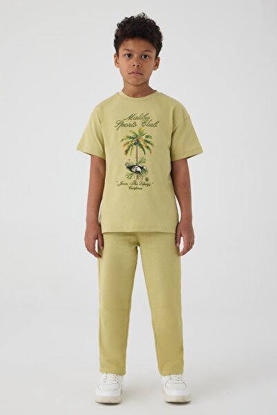 NBT JEANS Πράσινο μπλουζάκι για αγόρια από το BG Store