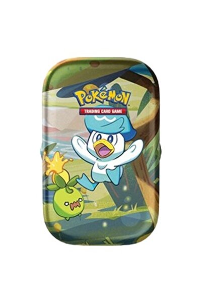 Pokemon Paldea Friends Mini Cutii Metalice: Cutie Quaxly