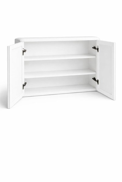 Radinavico Dulap de baie cu oglinda LED, 70x68x13 cm, aluminiu, 3 tipuri de lumina, functie dezaburire, alb