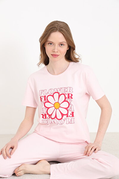 ELİTOL Дамски пижамен комплект от памук и ликра