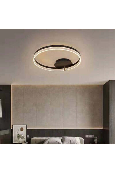 RFAN LED Chandelier, Model F2330/1, with Remote Control, 3 Light Types, 62W, ...