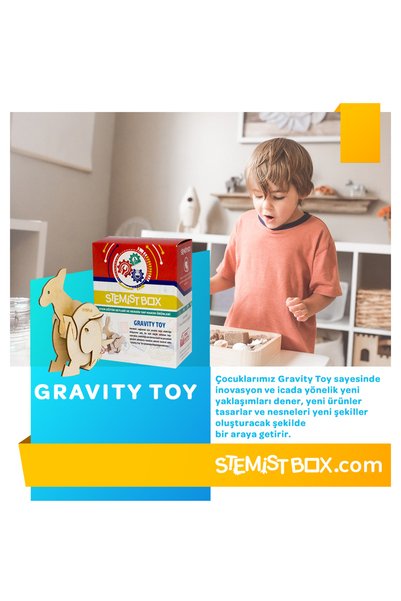 Stemist Box Gravity Toy – Experience Motion and Mechanical Control with Sound and Gravity