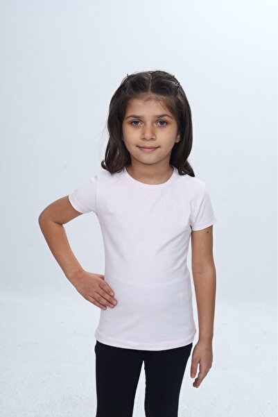 Toontoy Κοριτσίστικο μπλουζάκι με κοντό μανίκι και λαιμόκοψη ποδηλάτου 24968