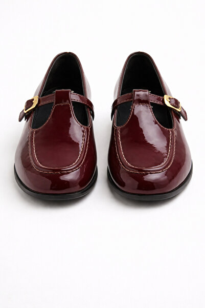 Adım Dünyası Γυναικεία λουστρίνια παπούτσια Mary Jane με αγκράφα, καθημερινά ...